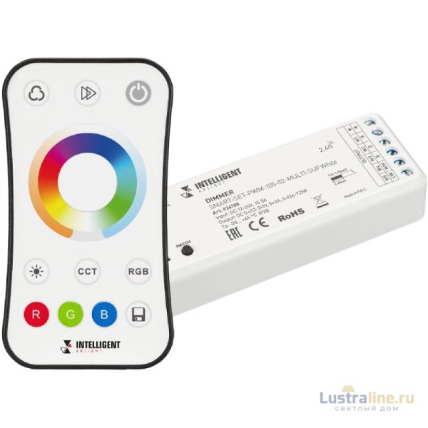 Диммер Arlight Smart-Set-PWM-105-52-Multi-Suf White 036188 Диммер Arlight Smart-Set-PWM-105-52-Multi-Suf White 036188