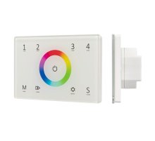 Панель Arlight Sens Smart-P83-RGB White (230V, 4 зоны, 2.4G) 028402