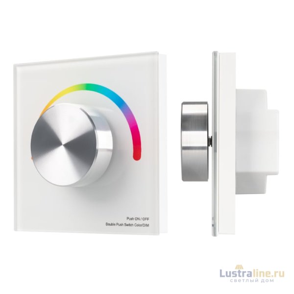 Панель Arlight Smart-P5-RGB-G-IN White (3V, Rotary, 2.4G) 033756
