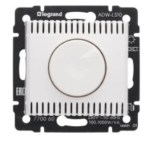 Диммер поворотный Legrand Valena 1000W белый 770060