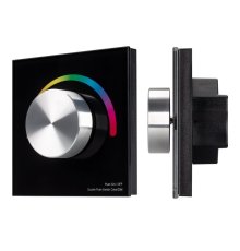 Панель Arlight Smart-P5-RGB-G-IN Black (3V, Rotary, 2.4G) 033757