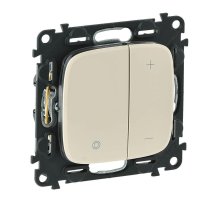 Светорегулятор Legrand Valena Allure клавишный без нейтрали слоновая кость 752862