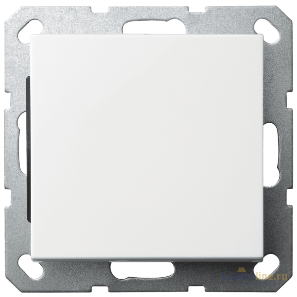 Звонковый механизм Jasmart в комплекте с накладкой 10A 250V белый глянцевый G3010W