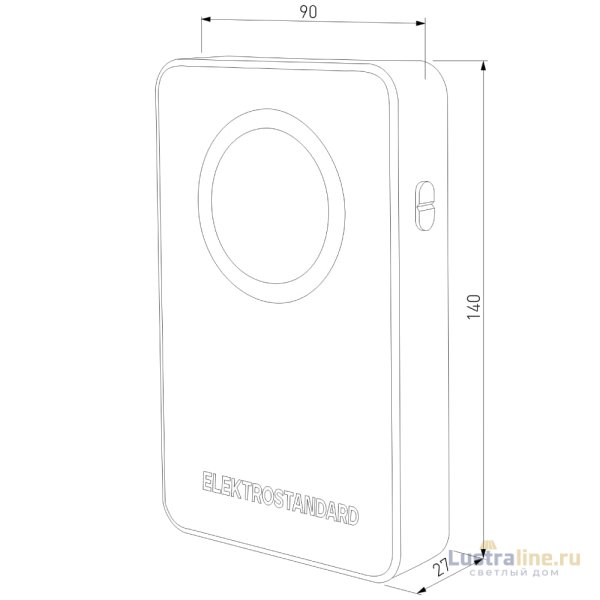 Дверной звонок Elektrostandard DBQ27 4690389175633