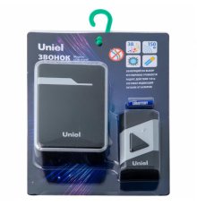 Беспроводной звонок Uniel UDB-016W-R1T1-38S-150M-BL/SL UL-00011372