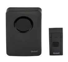 Звонок электронный (UL-00006437) Uniel UDB-092W-R1T1-36S-BL
