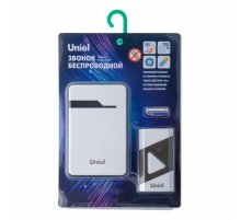 Беспроводной звонок Uniel UDB-016W-R1T1-38S-150M-WH/BL UL-00011371
