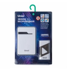 Беспроводной звонок Uniel UDB-016W-R1T1-38S-150M-WH/BL UL-00011371