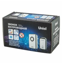 Беспроводной звонок Uniel UDB-094W-R1T1-38S-BL/SL UL-00011366