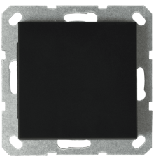 Звонковый механизм Jasmart в комплекте с накладкой 10A 250V черный матовый (soft touch) G3010PB