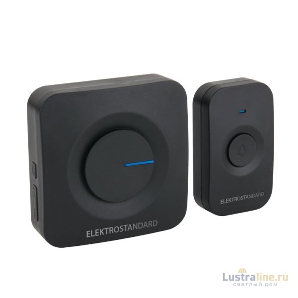 Звонок беспроводной Elektrostandard DBQ23M WL 52M IP44 черный 4690389142635 Звонок беспроводной Elektrostandard DBQ23M WL 52M IP44 черный 4690389142635