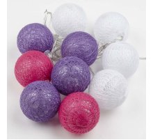 Светодиодная гирлянда Uniel Клубки (UL-00007341) белый ULD-S0200-010/STB/2AA White IP20 Tangles-1