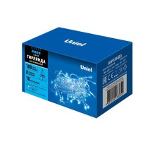 Светодиодная гирлянда (UL-00007197) Uniel 220V синий ULD-S1000-100/DTA Blue IP20