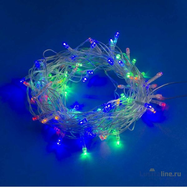 Светодиодная гирлянда (UL-00007179) Uniel 220V разноцветный ULD-S1000-090/STA Multi IP20