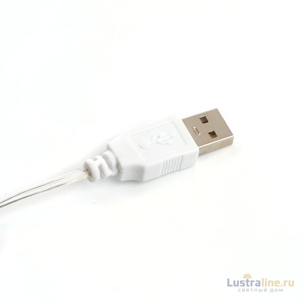 Светодиодная гирлянда Feron Роса USB дневной белый CL576 48187 Светодиодная гирлянда Feron Роса USB дневной белый CL576 48187