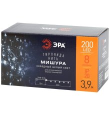 Гирлянда мишура 220V холодный белый ЭРА ENIN - WC Б0047971