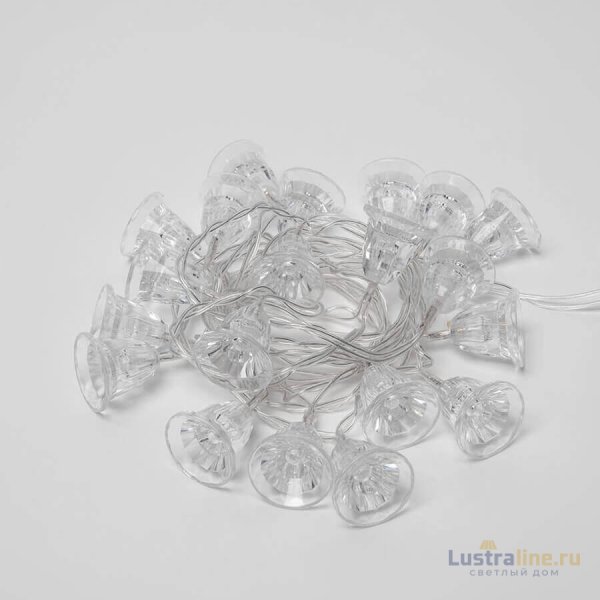 Светодиодная гирлянда (07919) Uniel Колокольчики 220V разноцветный ULD-S0280-020/DTA RGB IP20 BELLS