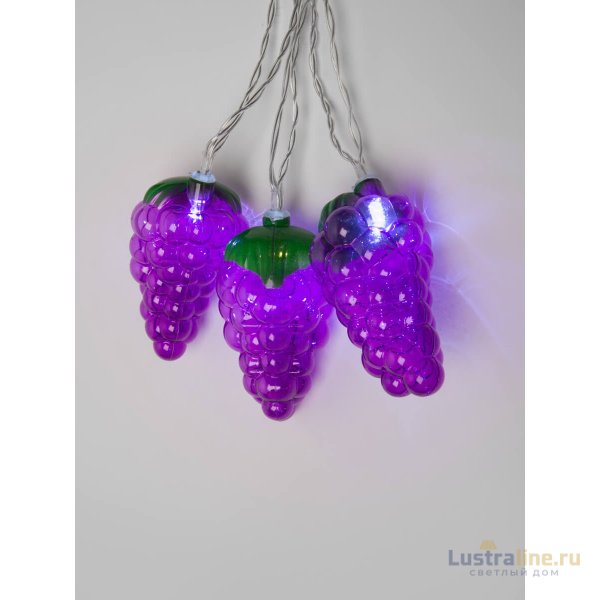 Светодиодная гирлянда Uniel Виноград (UL-00003392) белый ULD-S0400-010/STB/2AA White IP20 Grapes Светодиодная гирлянда Uniel Виноград (UL-00003392) белый ULD-S0400-010/STB/2AA White IP20 Grapes