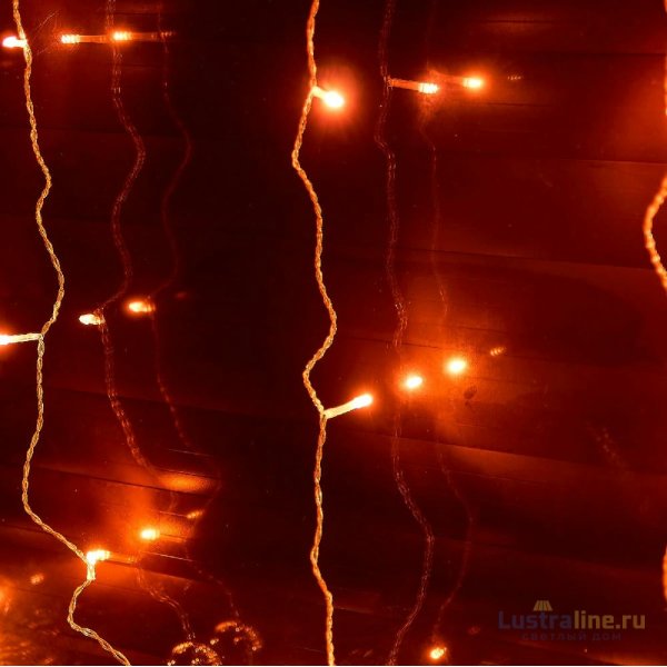 Гирлянда Занавес Uniel ULD-C3020-160/DTA AMBER IP20 UL-00012095