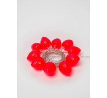 Светодиодная гирлянда Uniel Клубника (UL-00003394) красный ULD-S0400-010/STB/2AA Red IP20 Strawberry