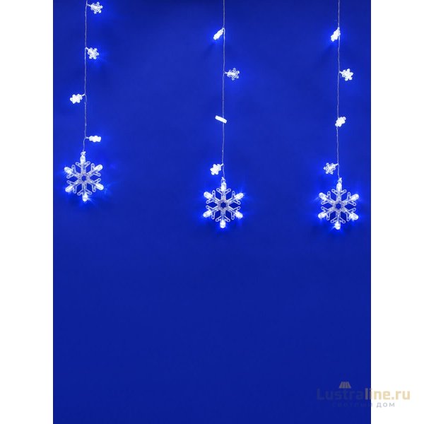 Светодиодная гирлянда (11129) Uniel занавес 220V белый ULD-E2706-100/DTA White IP20 SNOWFALL