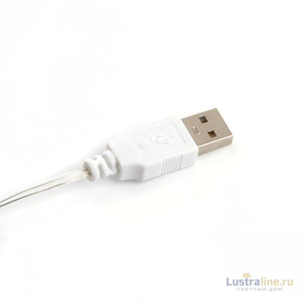 Гирлянда линейная Feron CL575 Роса 5В 1,8Вт мультиколор 5м IP20 48185