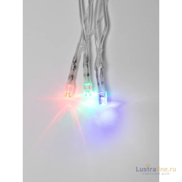 Светодиодная гирлянда (UL-00002270) Uniel бахрома 230V разноцветный ULD-B3010-200/DTA Multi IP20