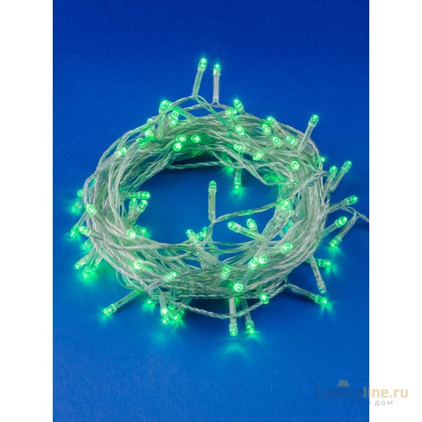 Светодиодная гирлянда (UL-00007198) Uniel 220V зеленый ULD-S1000-100/DTA Green IP20 Светодиодная гирлянда (UL-00007198) Uniel 220V зеленый ULD-S1000-100/DTA Green IP20
