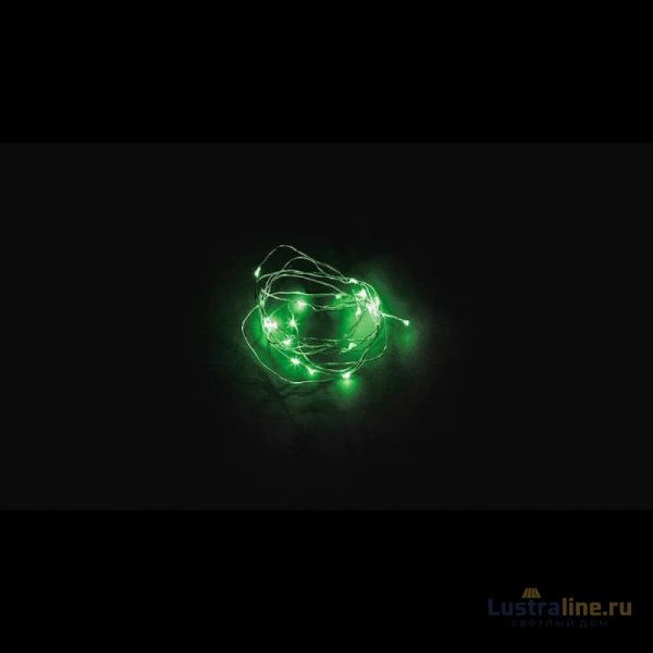 Светодиодная гирлянда Feron Линейная AA зеленая без мерцания CL570 32366 Светодиодная гирлянда Feron Линейная AA зеленая без мерцания CL570 32366