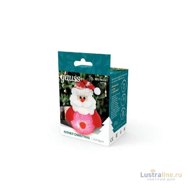 Фигурка светодиодная Дед Мороз Gauss Holiday HL001 Фигурка светодиодная Дед Мороз Gauss Holiday HL001