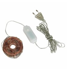 Гирлянда Роса Uniel ULD-S2000-200/DTA AMBER IP20 DEW UL-00012077