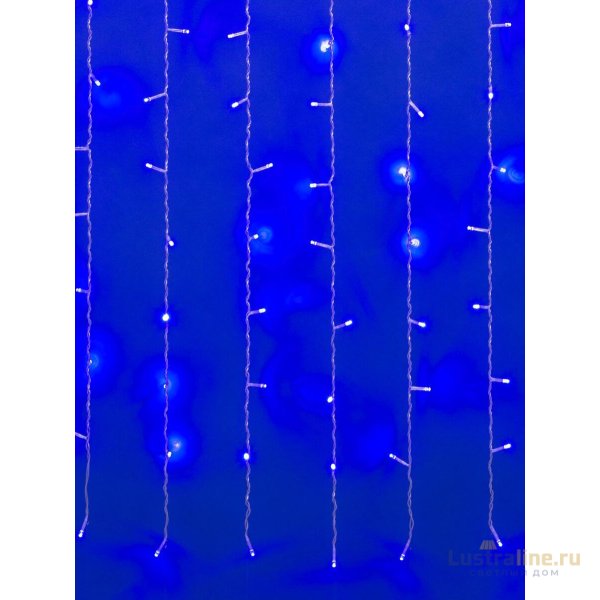 Светодиодная гирлянда Uniel бахрома (07950) синий ULD-B3010-200/DTA Blue IP20 Светодиодная гирлянда Uniel бахрома (07950) синий ULD-B3010-200/DTA Blue IP20