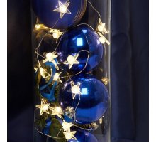 Светодиодная гирлянда Feron Звездочки USB теплый белый без мерцания CL572 41647