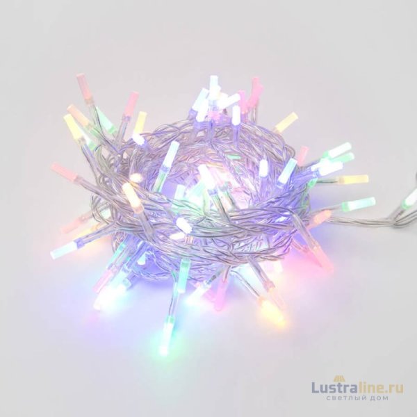 Светодиодная гирлянда Uniel (UL-00003948) разноцветный ULD-S0500-100/DTA Multi IP20 Crystal