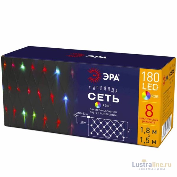 Светодиодная гирлянда ЭРА ENIS-01R Б0041902 Светодиодная гирлянда ЭРА ENIS-01R Б0041902