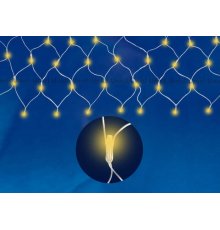 Светодиодная гирлянда (07939) Uniel сетка 220V желтый ULD-N2520-240/DTA YELLOW IP20