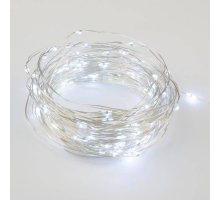 Светодиодная гирлянда Uniel Роса (UL-00007186) белый ULD-S1000-100/SCB/3AA White IP20 Dew