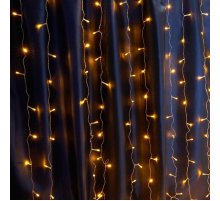 Уличная светодиодная гирлянда Feron Занавес 230V желтый без мерцания CL20 41624