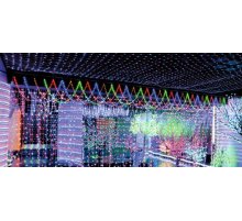 Светодиодная гирлянда (06731) Uniel сетка 220V разноцветный ULD-N4207-320/DTA MULTI IP20
