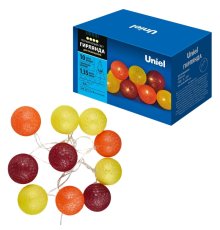 Гирлянда Uniel ULD-S0135-010/STB/2AA WARM WHITE IP20 TANGLES-3