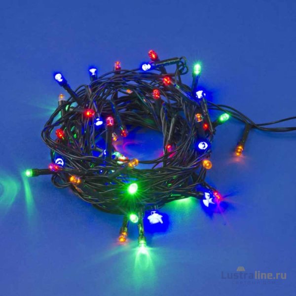 Светодиодная гирлянда Uniel (UL-00007303) разноцветный ULD-S0500-050/DGA Multi IP20