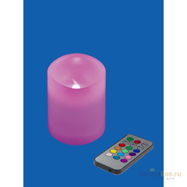 Фигурка светодиодная «Свеча» Uniel (UL-00007258) ULD-F052 RGB RC Candle