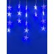 Светодиодная гирлянда (UL-00001410) Uniel занавес 220V белый ULD-E5505-196/DTK WHITE-BLUE IP20 STARS-1