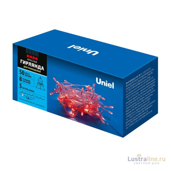 Гирлянда Uniel ULD-S0500-050/DTA RED IP20 Гирлянда Uniel ULD-S0500-050/DTA RED IP20