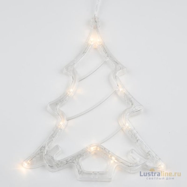 Подвесной светодиодный светильник «Ёлочка» Uniel (UL-00007254) ULD-H1620-010/STA/3AAA Warm White IP20 Xmas Tree