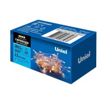 Светодиодная гирлянда Uniel (UL-00007191) теплый белый ULD-S0250-020/STA Warm White IP20