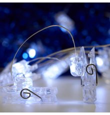 Светодиодная гирлянда Feron Прищепки USB белый без мерцания CL574 41653
