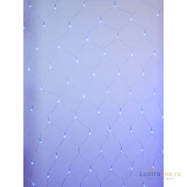 Светодиодная сетка (07938) Uniel 220V синий ULD-N2520-240/DTA BLUE IP20