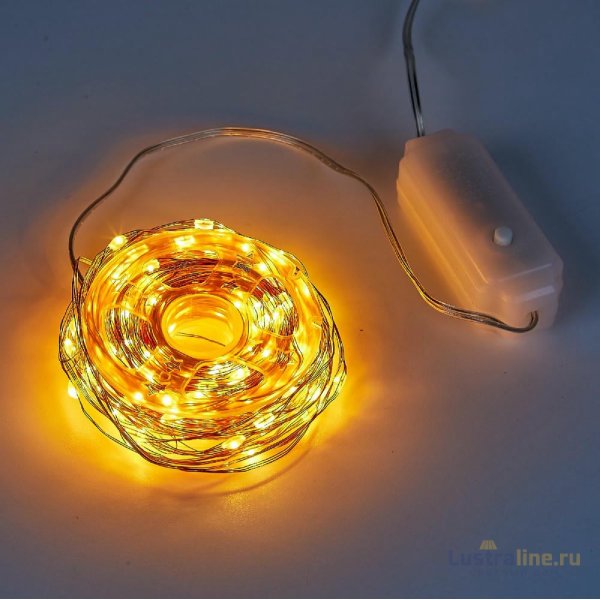 Гирлянда Роса Uniel ULD-S2000-200/DTA AMBER IP20 DEW UL-00012077