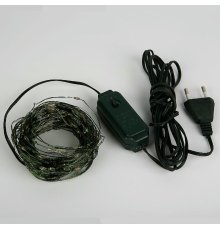 Гирлянда Роса Uniel ULD-S2000-200/DGA WARM WHITE IP20 DEW UL-00012079